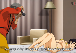 Sếp của tôi và tôi đi công tác bị đè ra làm tình (Part 1)