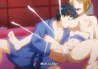 Đi làm về muộn gặp mưa lên anh trai đã vào một nơi trú mưa cùng em đồng nghiệp (Full)